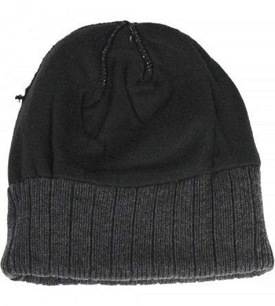 Skullies & Beanies Thinsulate 3M 40g Thermal Winter Beanie Hat for Men - Stretch Fit Skull Cap - Dark Grey - CN12MA414PW $11.96