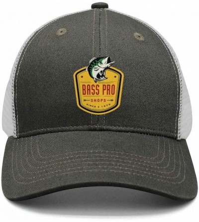 Baseball Caps Bass-Pro-Shops-Logo- Snapback Cap Trucker All Cotton Relaxed - B11 - CB18QZ4YU50 $19.32