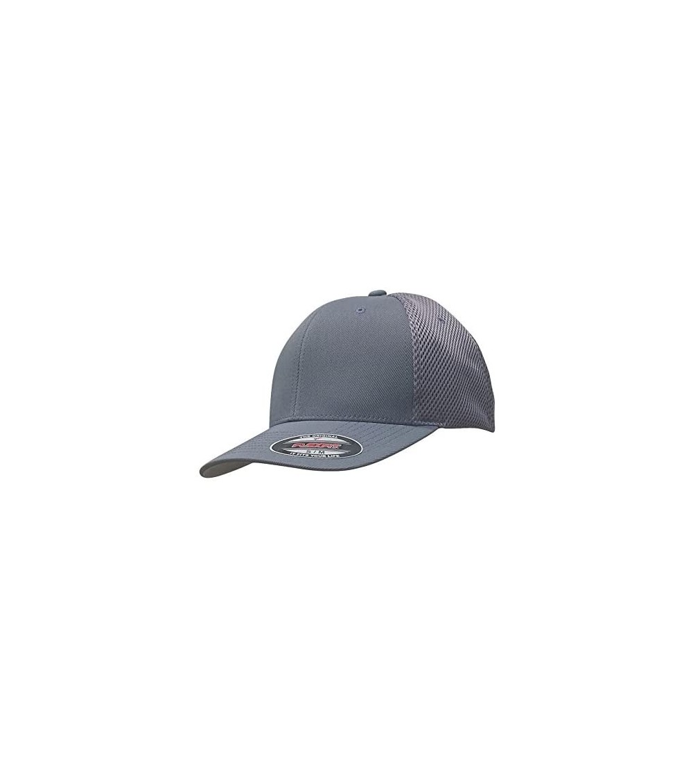 Baseball Caps Ultrafibre Airmesh Fitted Cap - Grey - CW18UXO9MW6 $17.61