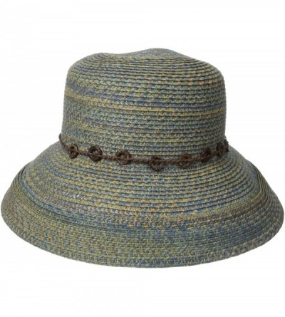 Sun Hats Women's 3-Inch Brim Ultrabraid Kettle-Brim Sun Hat - Blue - CG126ATC9XL $27.25