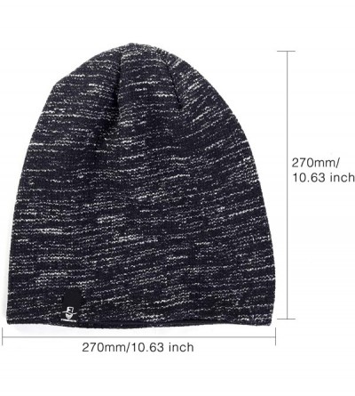Skullies & Beanies Knit Cap for Women Summer Slouchy Beanie Winter Turban Hat B413 - Black - CK18YAK62U8 $14.52