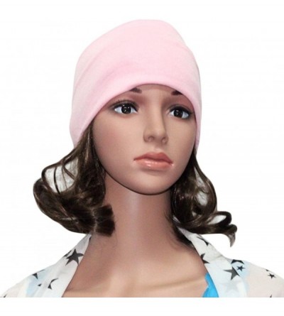 Headbands Women's Solid Stretch Wide Sports Headband Cotton Yoga Hairband Bandanas - Pink - CV188NEYQI3 $11.22