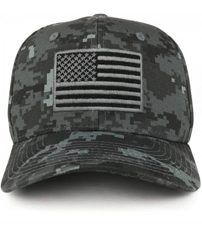 Baseball Caps American Flag Embroidered Camo Tactical Operator Structured Cotton Cap - Ntg - CY183N4EDC7 $15.88