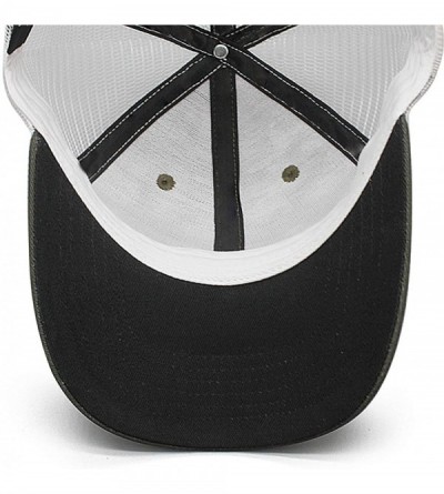 Baseball Caps Unisex Busch-Light-Beer-Sign- Fitted Caps Sun Hats - Army-green-5 - CW18NA4L8Y0 $21.78