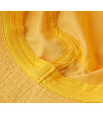 Sun Hats Sun Hat Dustproof Cover Wide Brim Cap for Women and Girls (Yellow-Kids) - Yellow-kids - CC199XMU496 $14.59