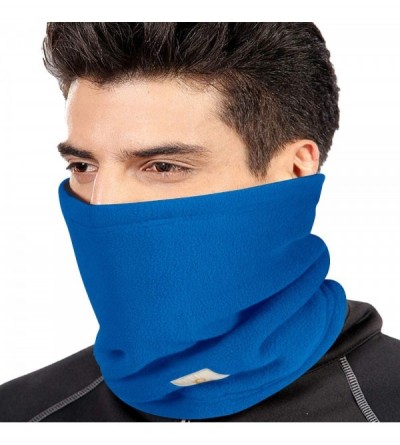 Balaclavas Neck Warmer Gaiter for Men & Women-Balaclava Half Mask-Face Mask Cover - Blue - CF193E9Z5QY $10.26