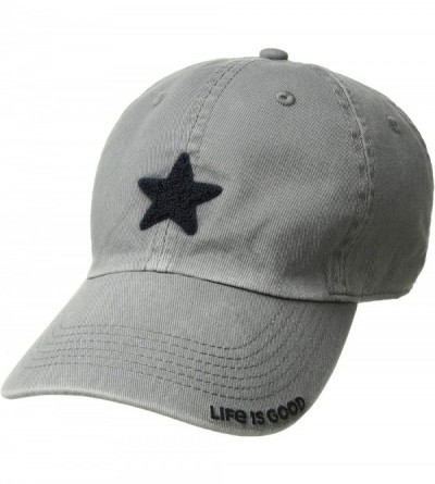 Baseball Caps Chill Cap Baseball Hat Collection - Star Slate Gray - C118GEOEG6T $21.81