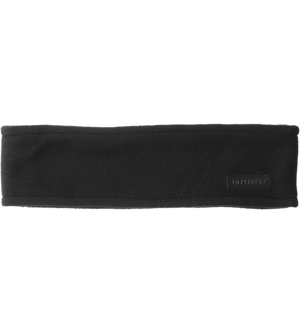 Cold Weather Headbands Micro Fur Stretch Band Headband - Black - CH1152WXX11 $16.39