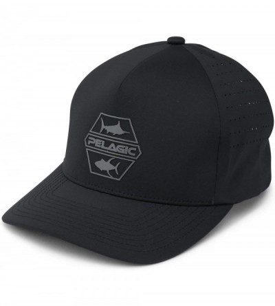 Baseball Caps Pinacol Fishing Hat - Flexfit Delta - Black - C518M4IMITA $42.67