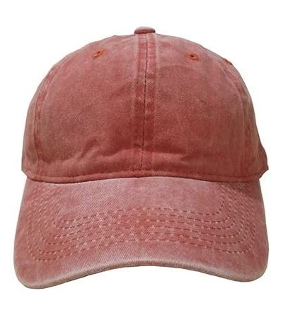 Baseball Caps Men Women Denim Custom Hip Hop Trucker Hat Add You Personalized Design to Baseball Caps - Light Coral - C118G4T...