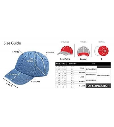 Baseball Caps Men Women Denim Custom Hip Hop Trucker Hat Add You Personalized Design to Baseball Caps - Light Coral - C118G4T...