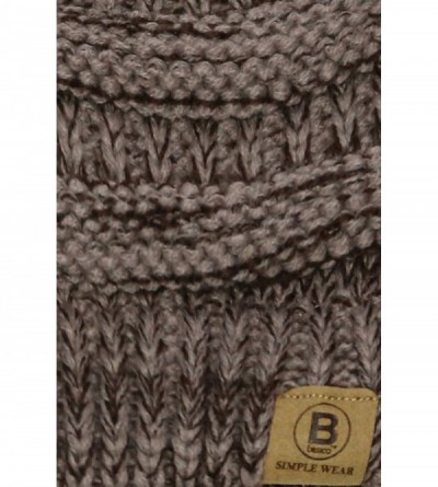 Skullies & Beanies Beanie Hat Cap Knit Skullies for Men Women Unisex - 101 Melange Berry - C81889YERML $7.71