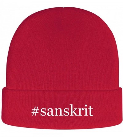 Skullies & Beanies Sanskrit - Hashtag Soft Adult Beanie Cap - Red - CP18AXGAZT5 $13.63