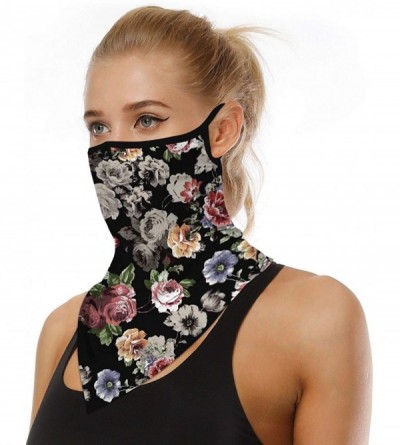 Balaclavas Men Women Face Cover Mask Bandana Ear Loops Balaclava Neck Gaiters for Outdoor Dust Wind Sun Protection - Color37 ...
