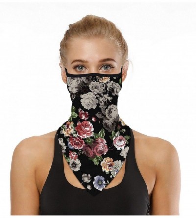 Balaclavas Men Women Face Cover Mask Bandana Ear Loops Balaclava Neck Gaiters for Outdoor Dust Wind Sun Protection - Color37 ...