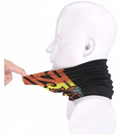 Balaclavas Microfiber Neck Warmer Rush Starman Headbands Bandana Scarf Head Wrap Mask for Winter Outdoor Sports - 2 - C0197NZ...