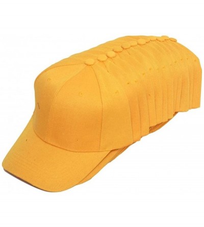 Baseball Caps 12-Pack Adjustable Baseball Hat - CE127DNOPBX $23.94