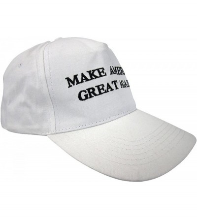 Baseball Caps Donald Trump Cap Make America Great Again USA Baseball Hat - White - CN18E05EOMN $9.44