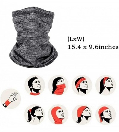 Balaclavas Neck Gaiter Balaclava Bandana Headwear Ice Silk Face Cover Headband for Women Men - Camo-terrain - CH197Z9W3AE $12.17