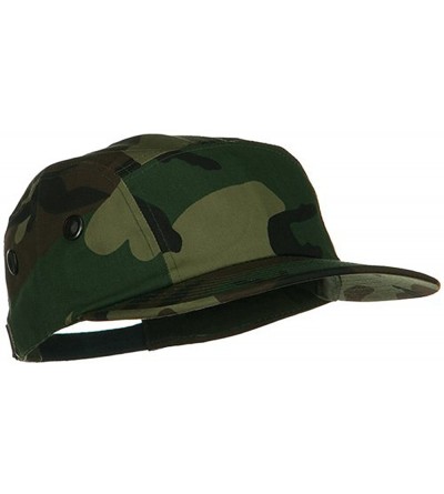 Baseball Caps 5 Panel Camouflage Twill Cap - Camo W36S61D - C61155GPXD5 $10.86