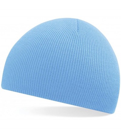 Skullies & Beanies Pullon Beanie from Choose from 11 Colours - Sky Blue - C411JZ084PV $9.59