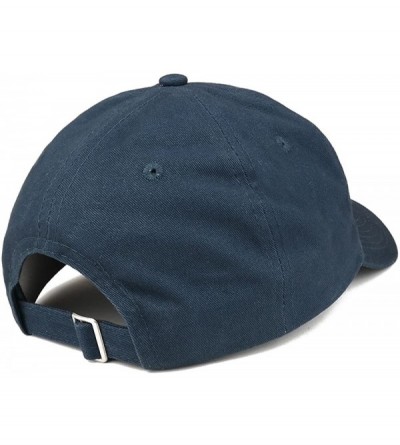 Baseball Caps Miniature Schnauzer Dog Embroidered Soft Cotton Dad Hat - Navy - CA18G4KGTZW $18.71