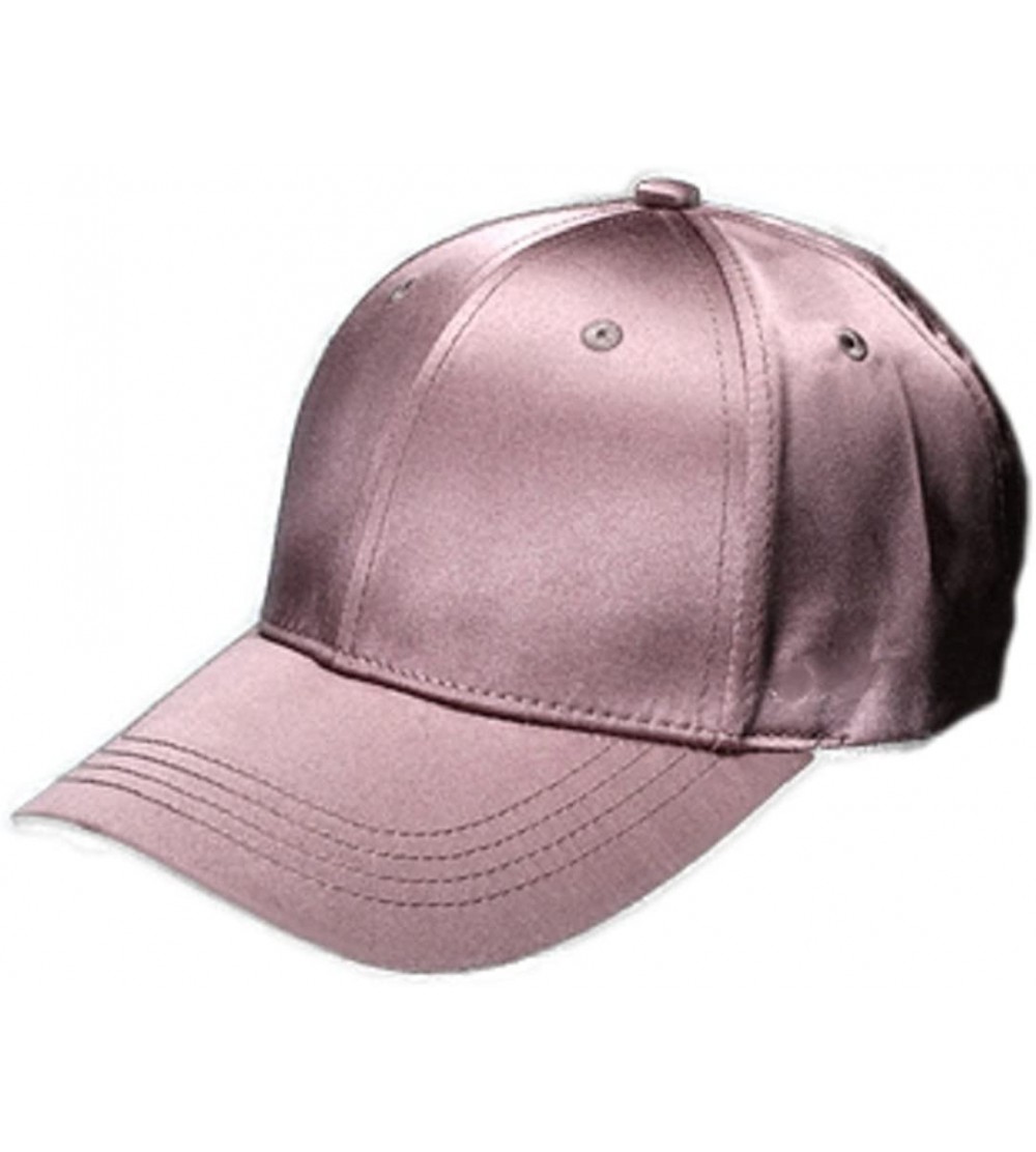 Baseball Caps Unisex Unstructured Luster Satins Cap Adjustable Plain Hat - Ac - C0186N9X2O9 $8.55