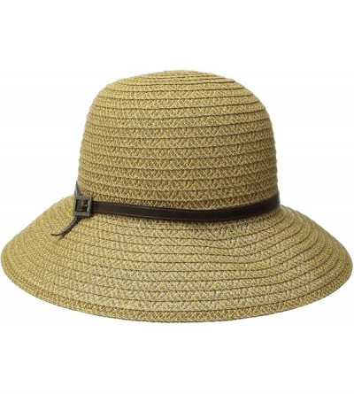 Bucket Hats Womens Ultra Braid Belted Cloche - One Size - Camel - C911HTRX9RF $78.77