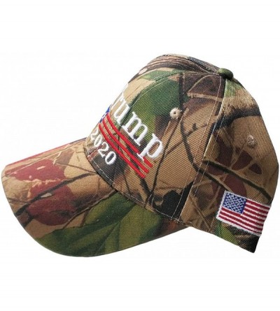 Baseball Caps Embroidered American Flag & Eagle Baseball Cap Embroidery Stitches - Green - CG18SCS6OTE $12.32