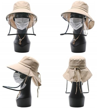 Skullies & Beanies Womens Collapsible Bucket Hat Sun Protection Summer UPF 50 String Golf Garden Hiking 56-59cm - 1005khaki -...