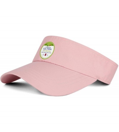 Visors Sports Visor Hats Michelob-Ultra- Men Women Sport Sun Visor One Size Adjustable Cap - Pink-14 - CR18WGN3SQ6 $13.01