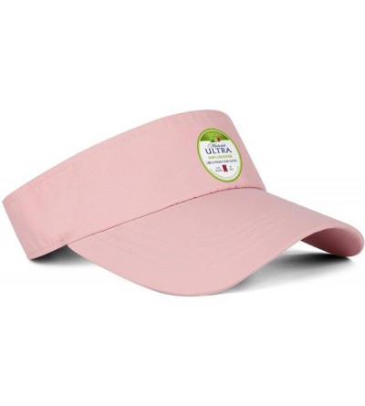 Visors Sports Visor Hats Michelob-Ultra- Men Women Sport Sun Visor One Size Adjustable Cap - Pink-14 - CR18WGN3SQ6 $13.01