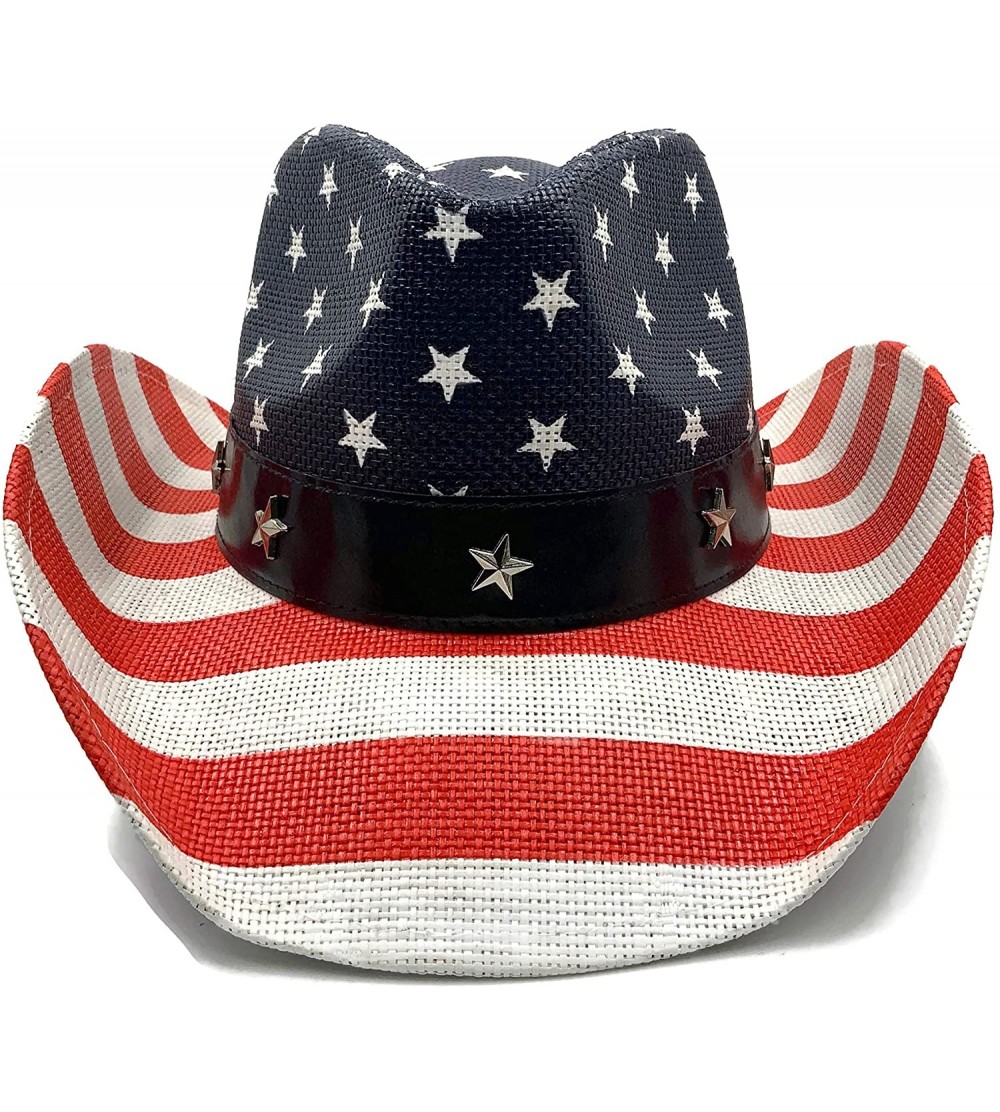 Classic American Flag Cowboy Hat - Classic Us Flag - CS19039DZQR