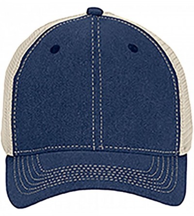 Baseball Caps Comfort Colors 105 Unstructured Trucker Cap - True Navy/ Ivory - CP1822O60U5 $12.39