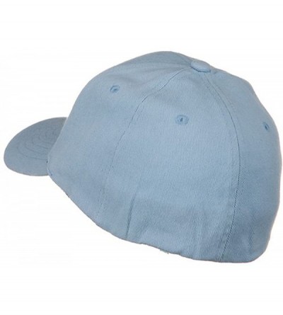 Baseball Caps Low Profile Washed Flex Cap - Blue - CG18GZ2AY3E $23.50