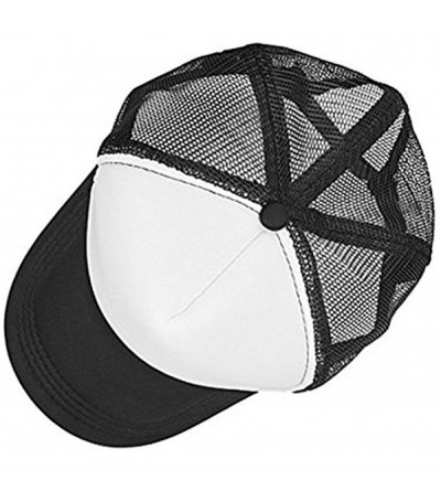 Baseball Caps Customized Trucker Hat Personalized Baseball Cap Adjustable Snapback Men Women Sports Hat - Trucker Blue - CU18...