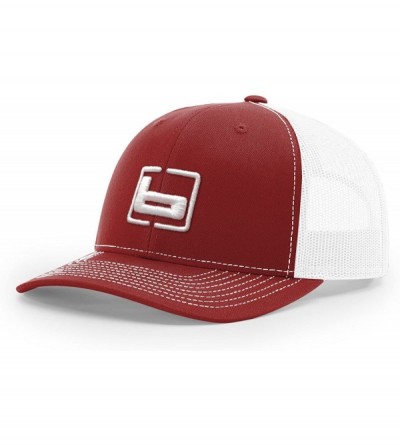 Baseball Caps Trucker Cap - Cardinal/White - C51836QM08D $16.97