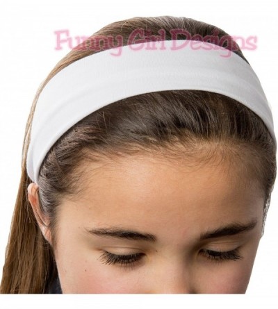 Headbands 1 DOZEN 2 Inch Wide Cotton Stretch Headbands OFFICIAL HEADBANDS - Available - C511L8HCYT1 $17.47