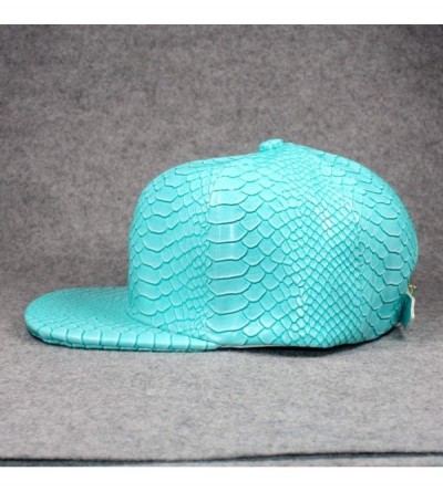 Baseball Caps Xtra Snakeskin Snapback Adjustable Crocodile - Green - CT18U75UMC8 $12.09