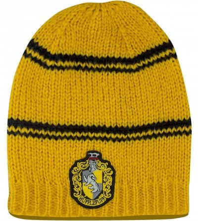 Skullies & Beanies Harry Potter Beanie Hat Knit Cap - Official - Slouchy Hufflepuff (Adult) - C6185TI60Q3 $17.91