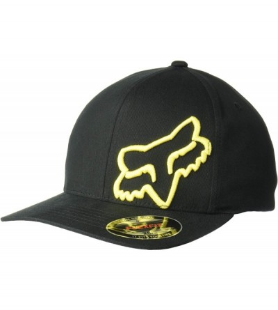 Baseball Caps Mens Flex 45 Flexfit Hat - Black/Yellow - CI11OP6PFRZ $22.97