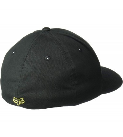 Baseball Caps Mens Flex 45 Flexfit Hat - Black/Yellow - CI11OP6PFRZ $22.97