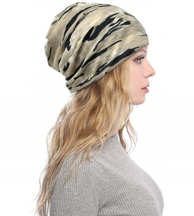 Skullies & Beanies Womens Baggy Soft Slouchy Beanie Hat Stretch Infinity Scarf Head Wrap Cap - 2pcs Camouflage - CN196E8AL3Z ...