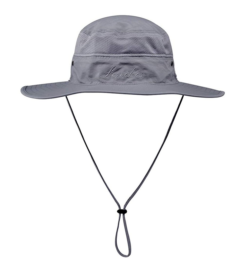Sun Hats Outdoor Bucket Boonie UV Protecting Sun Hat - Sn-black Grey - CJ18EOXU22X $10.67