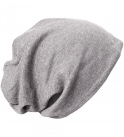 Skullies & Beanies Women's Lightweight Turban Slouchy Beanie Hat Cap - Grey - CL12DATL3N1 $11.59