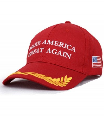 Skullies & Beanies Donald Trump Hat- 2020 Keep America Great- Make America Great Again- Adjustable Baseball Hat - Red Gold - ...