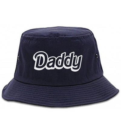 Bucket Hats Daddy Pink Bucket Hat - Blue - C618CACH085 $22.64