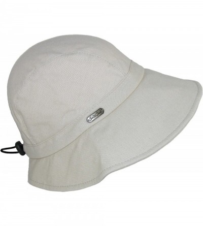 Sun Hats Breezy Drawstring Hat - Natural - CD11JZQRJDX $19.72