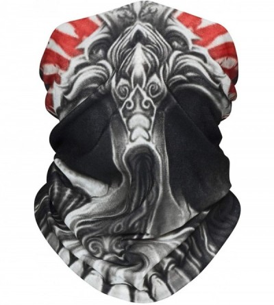 Balaclavas Bandana Cloth Face Mask Washable Face Covering Neck Gaiter Dust Mask - Skull 04 - C3198US4YEH $8.60