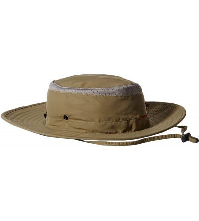 Sun Hats Men's 3 Inch Outdoor Sun Hat with Mesh Ventalation Panel and Removeable Chin Toggle - Olive - CD12EBE6LPZ $33.22